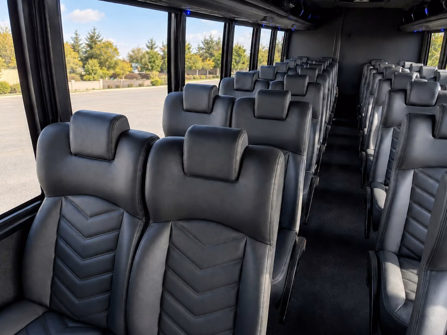 15 passenger minibus inside