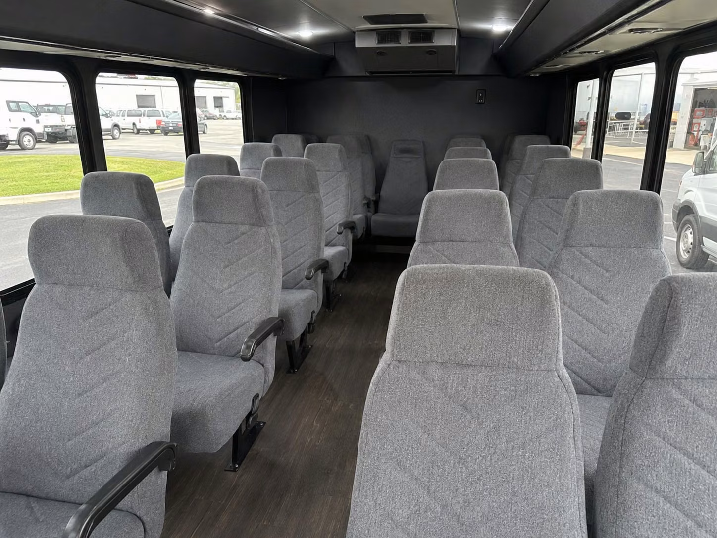 15 passenger minibus interior
