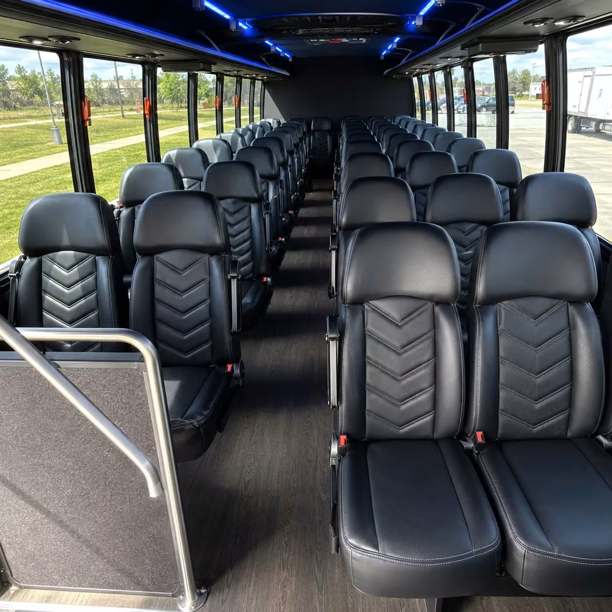 25 passenger minibus inside