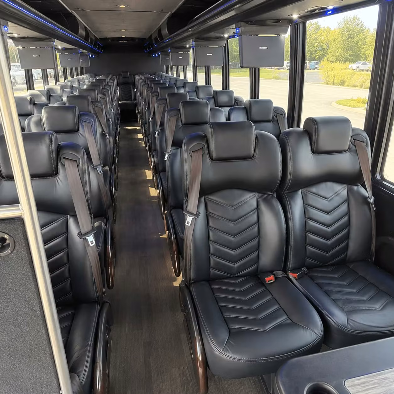 25 passenger minibus interior