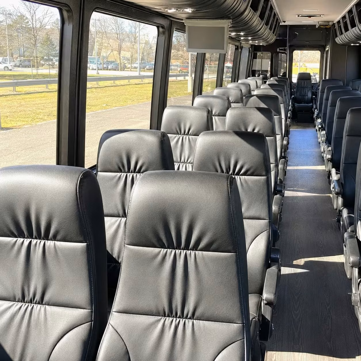 28 passenger minibus inside