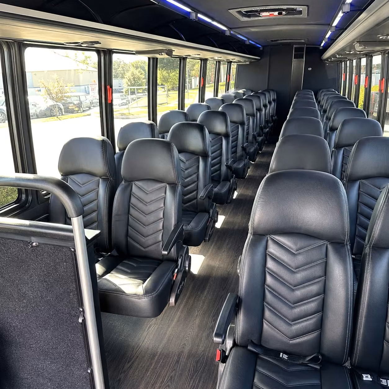 28 passenger minibus interior