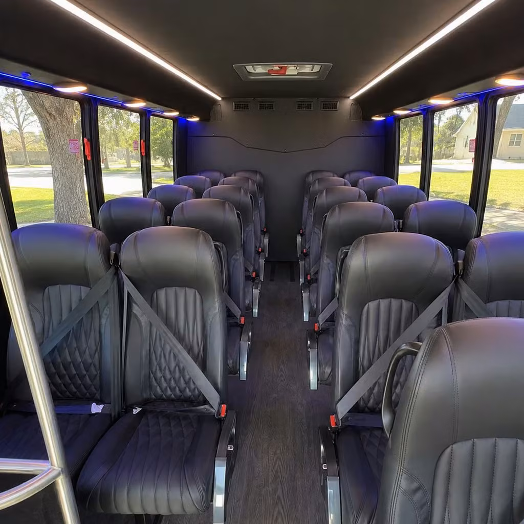 30 passenger minibus interior