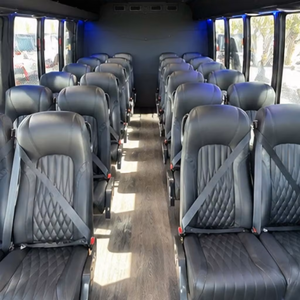 35 passenger minibus interior