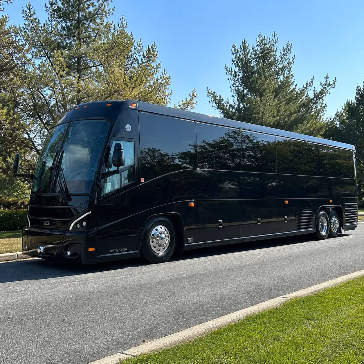 56 passenger charter bus