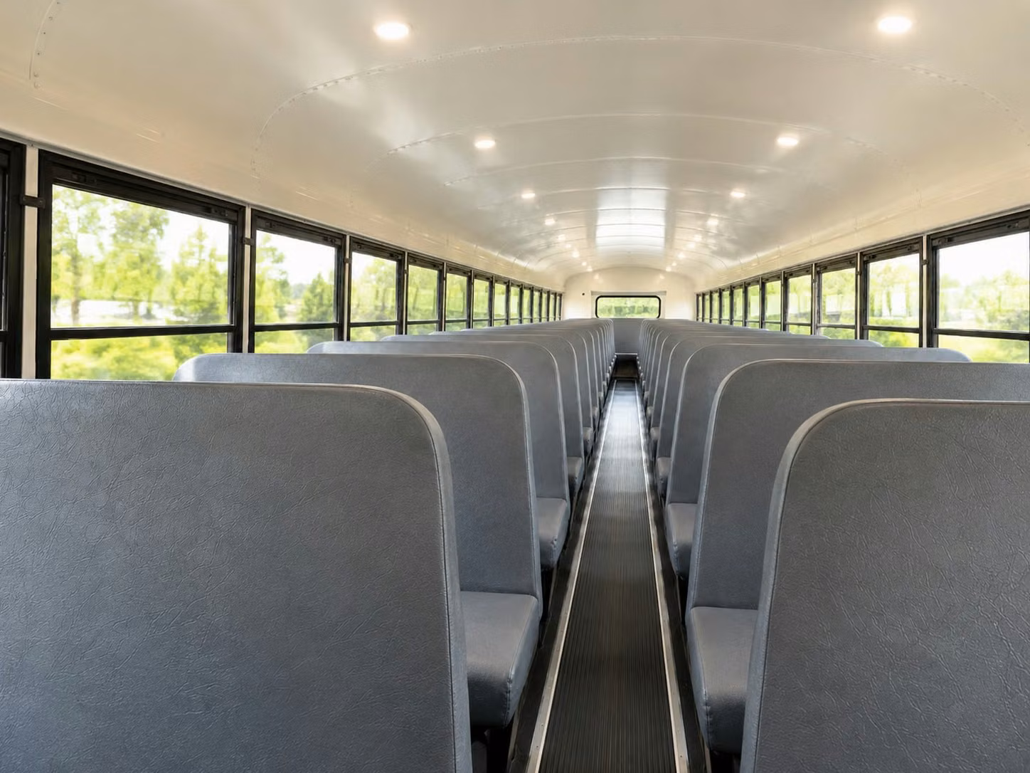 school bus interior